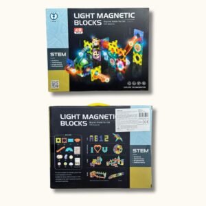 Magnetinių blokelių ir kamuoliukų trasa