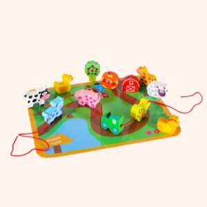 Edukacinis medinis rinkinys Ūkis