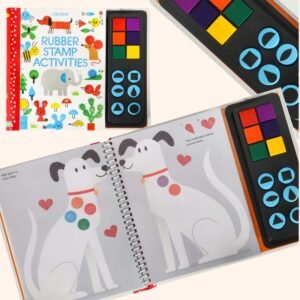 Spalvinimo antspaudukais knygelė