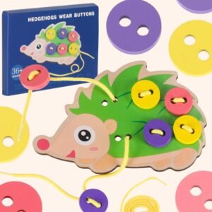 Edukacinis "siuvimo" rinkinys - Ežiukas