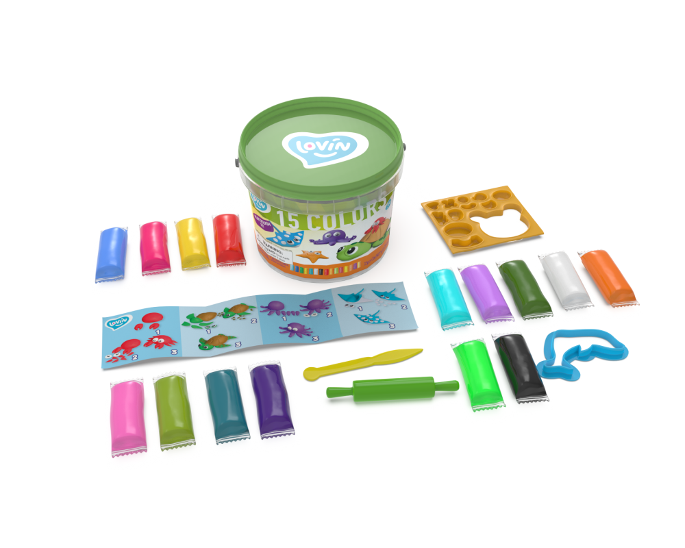 Lovin' Do kūrybinis modelino rinkinys „Jūros gyvenimas"